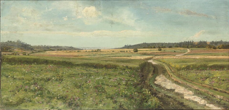 Antoine Chintreuil - A path through the meadows